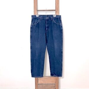 Vintage Rustler Classic Blue Denim Straight Jeans - Approximate Size 36